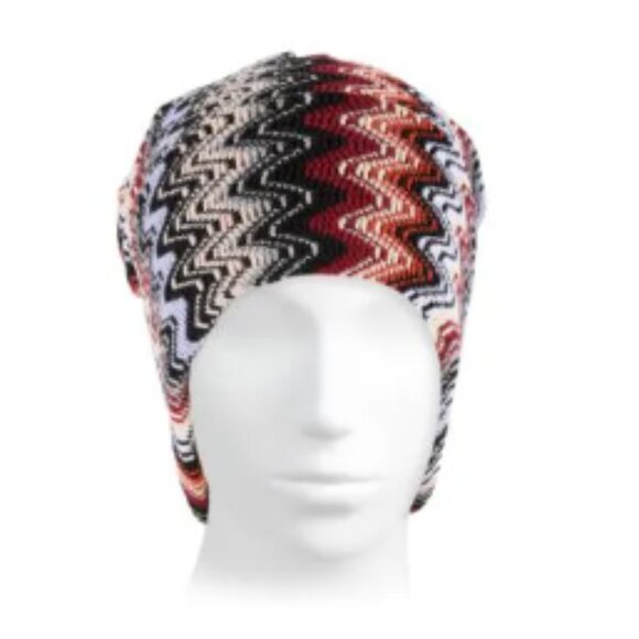 $265 Authentic MISSONI New Authentic Multicolored Red Lavender  Hat Sale - Picture 5 of 16